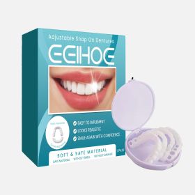 EELHOE Adjustable Snap On Dentures Temporary Gap Filling Orthodontic Dentures Kit (Option: 1pcs)